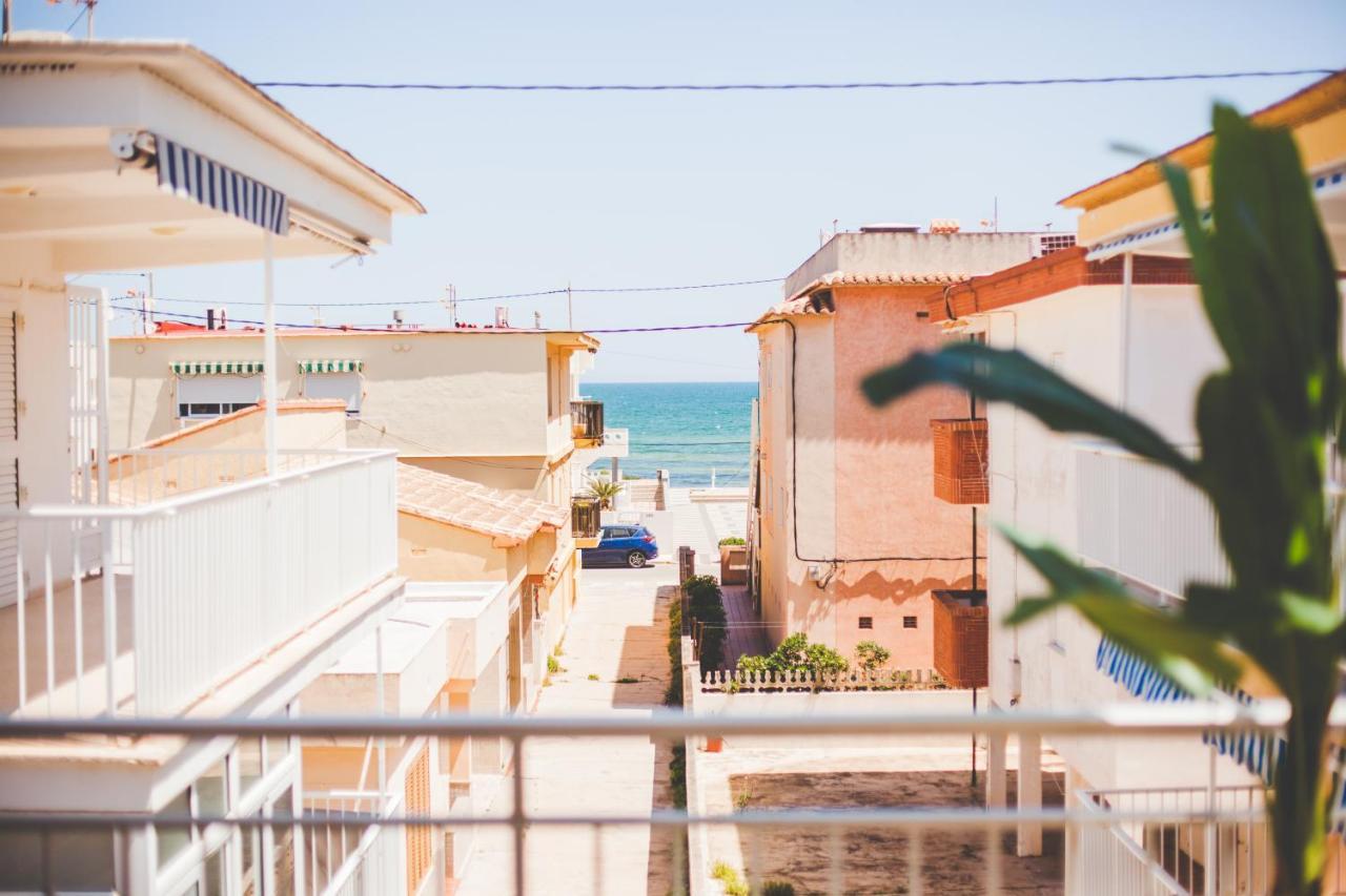 Apartamento Con Vistas Al Mar Oliva Bagian luar foto