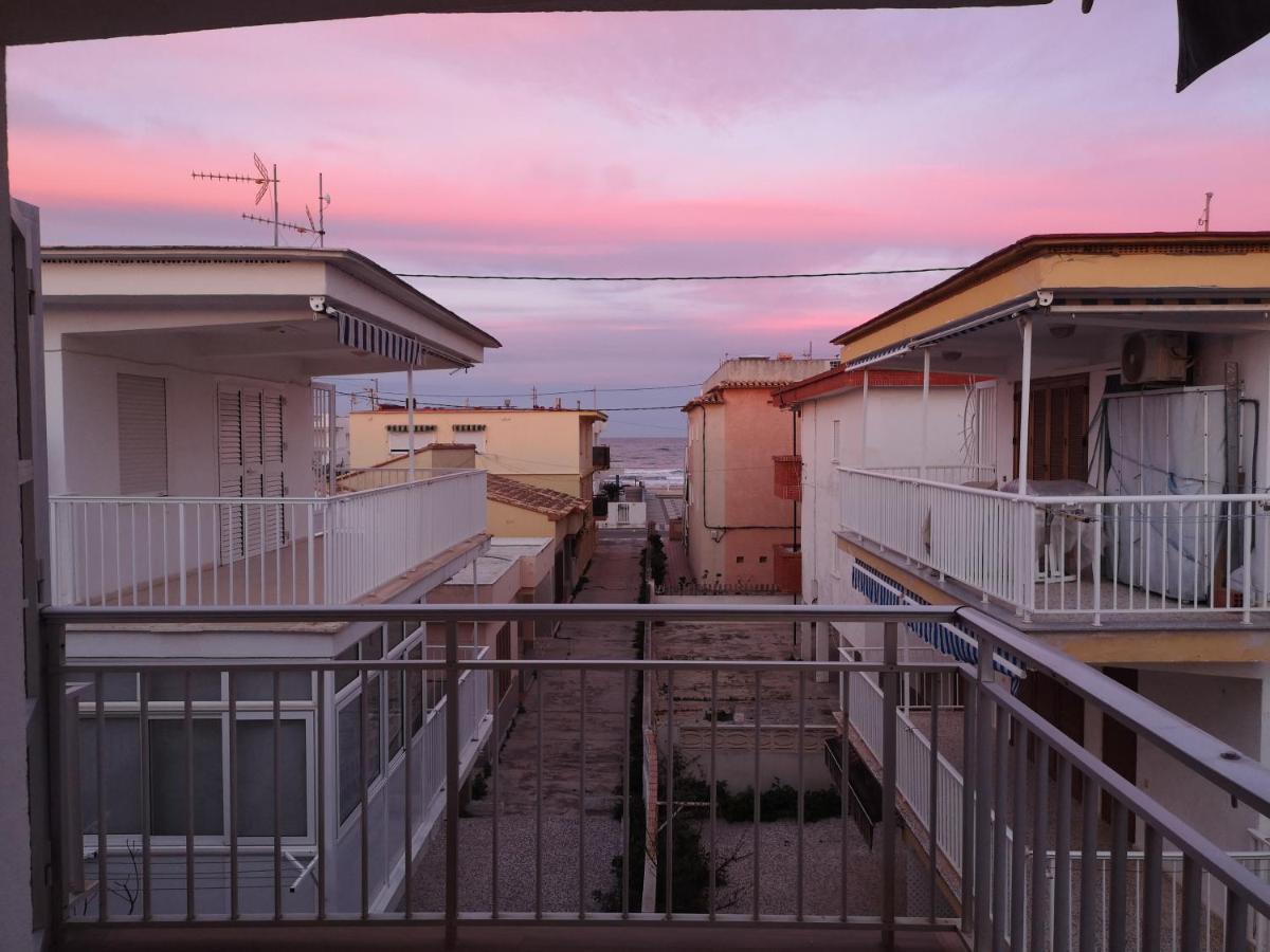 Apartamento Con Vistas Al Mar Oliva Bagian luar foto