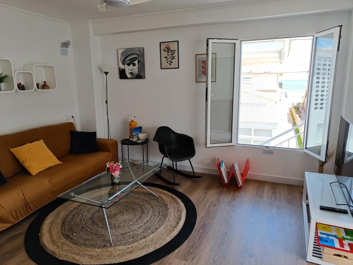 Apartamento Con Vistas Al Mar Oliva Bagian luar foto