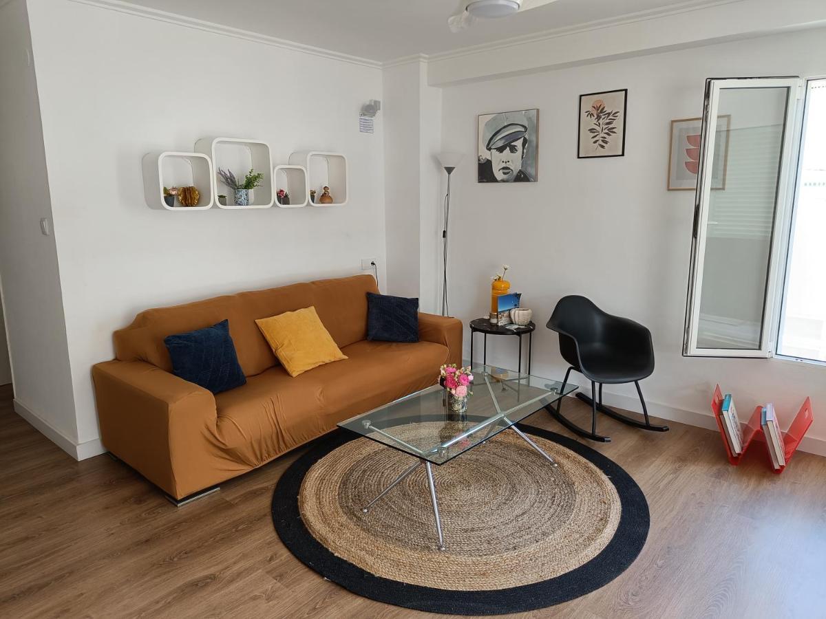 Apartamento Con Vistas Al Mar Oliva Bagian luar foto
