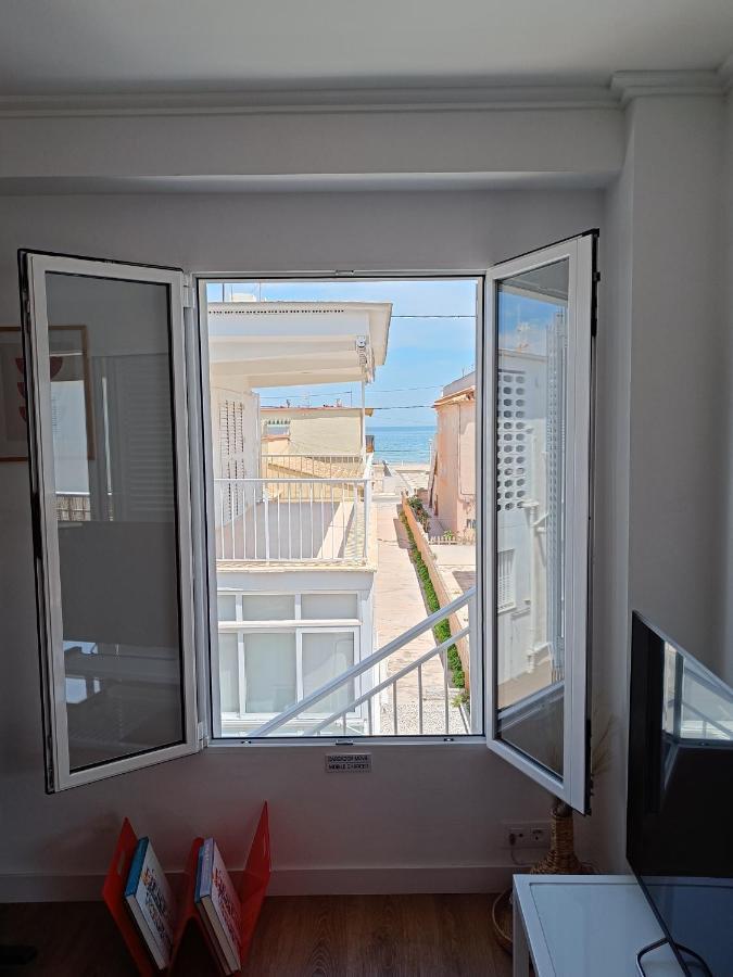 Apartamento Con Vistas Al Mar Oliva Bagian luar foto