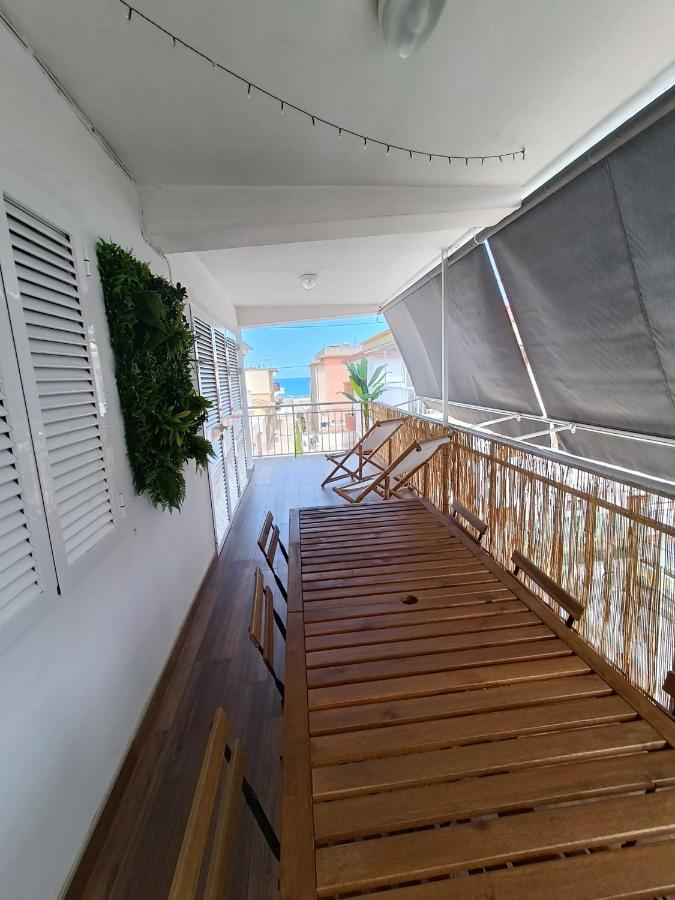Apartamento Con Vistas Al Mar Oliva Bagian luar foto